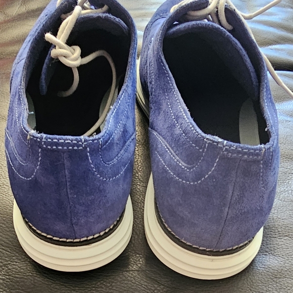 Cole Haan Shoes Cole Haan Original Grand Wingtip Oxford Shoes Blue Men Size 10.5 - Picture 5 of 11